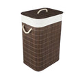 Cesto de Roupas de Bambu
