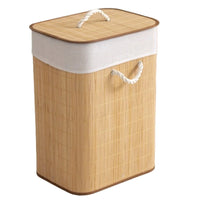 Cesto de Roupas de Bambu